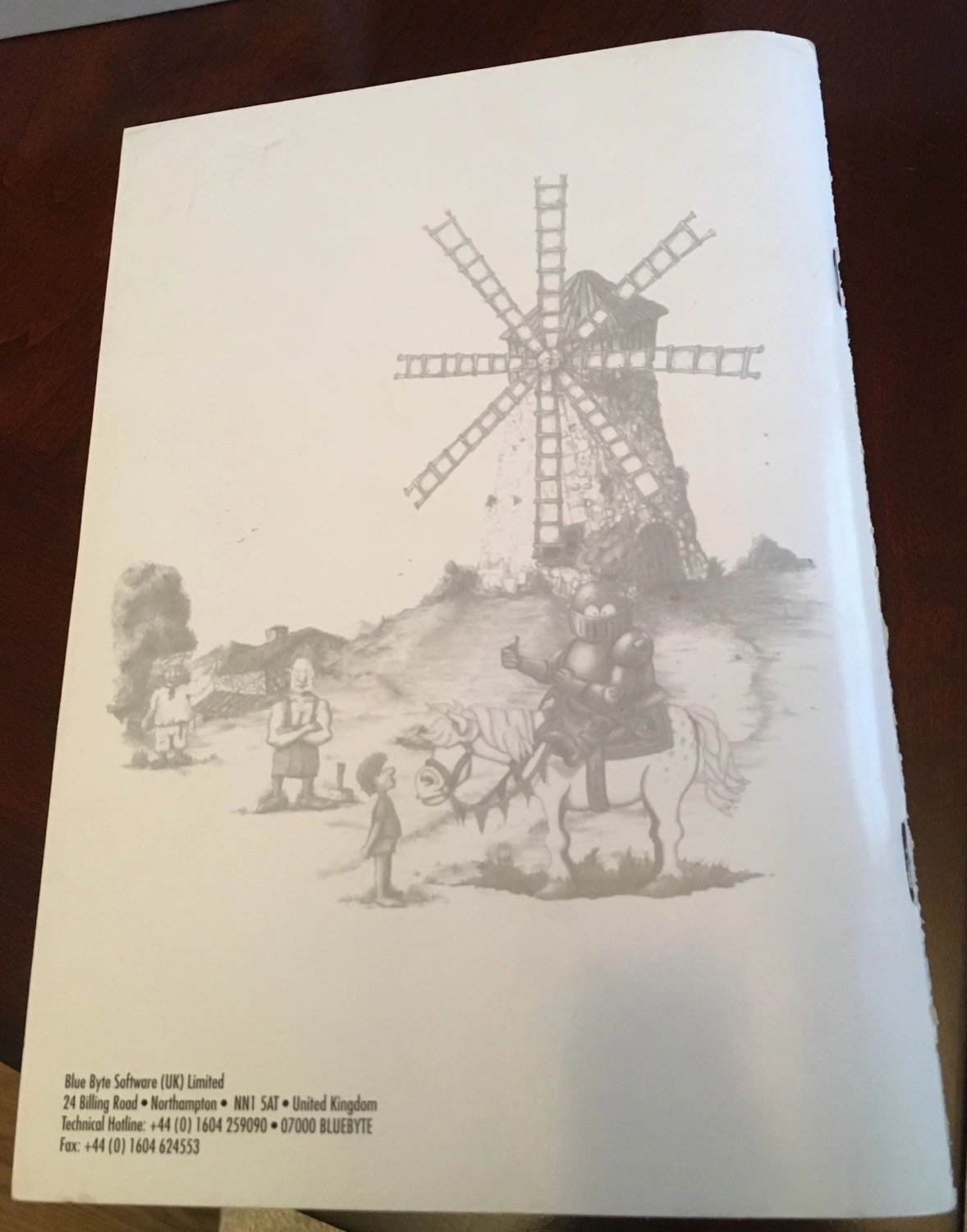 The Settlers Instruction Booklet Back Cover
